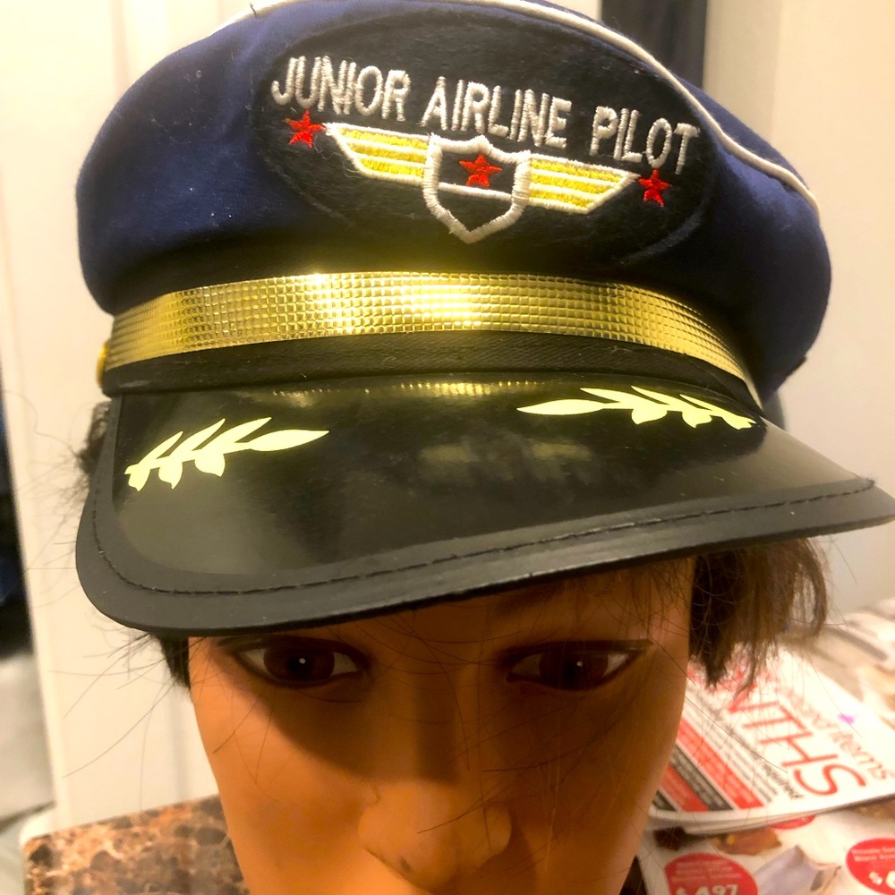 Jhats 1111 Junior Ailine Pilot Snap Hat Size Adjustable